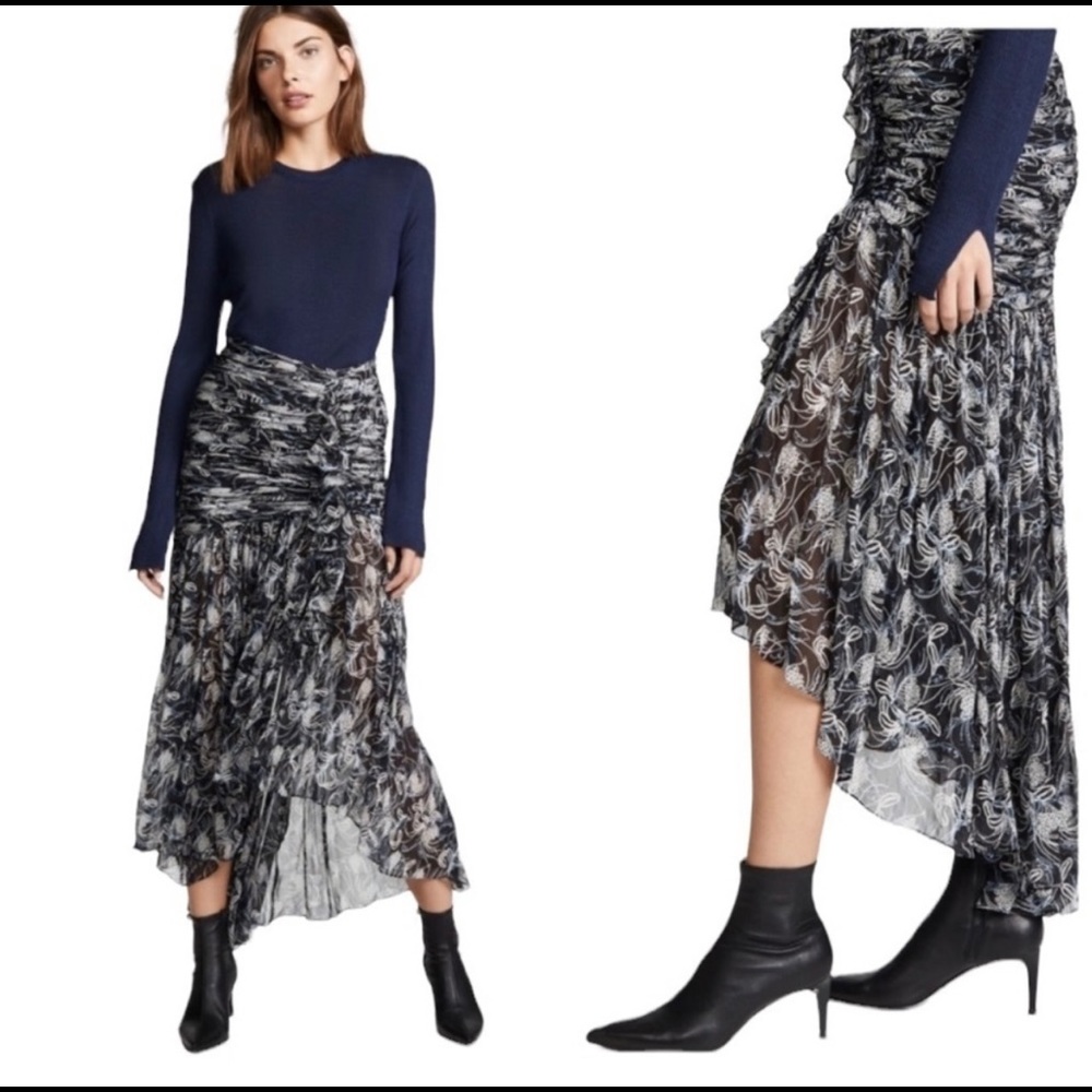 Cinq a Sept Kathleen Silk Skirt